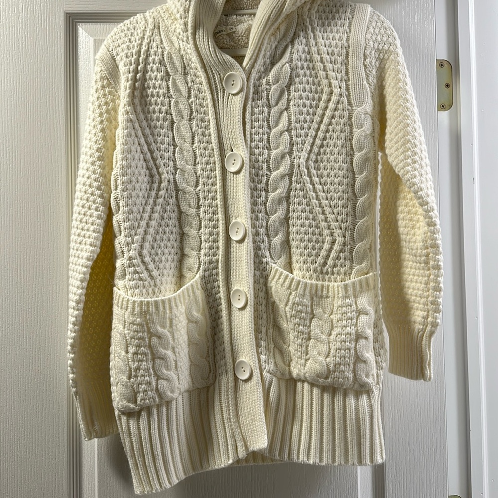 Button Up Sweater with warm lining